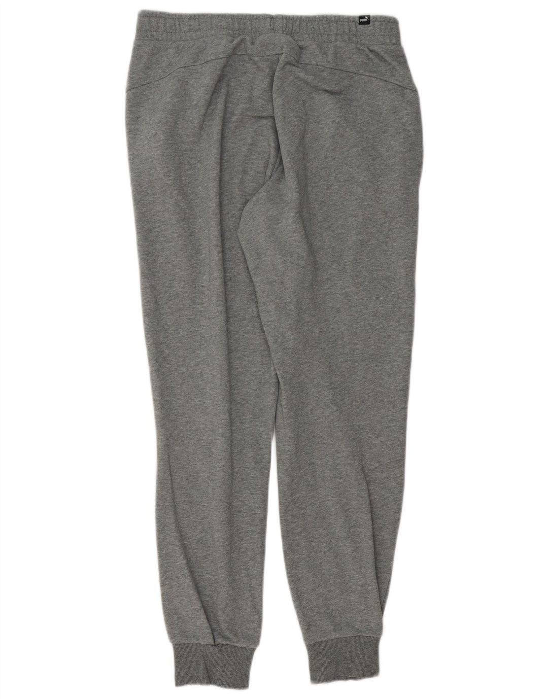 Calça de treino masculina PUMA joggers grande algodão cinza