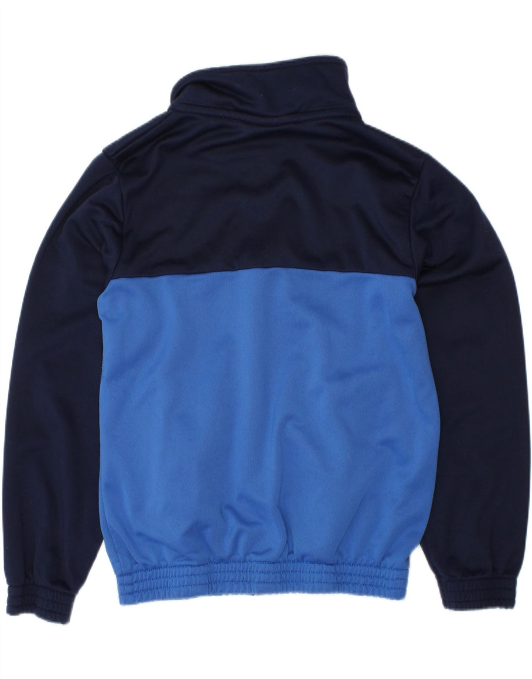 Jaqueta de agasalho gráfico UMBRO Boys 7-8 anos azul marinho bloco colorido