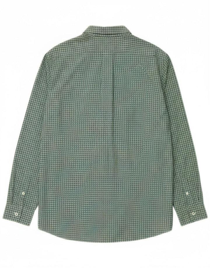 Camisa masculina Slim Fit da Gap XL algodão xadrez verde