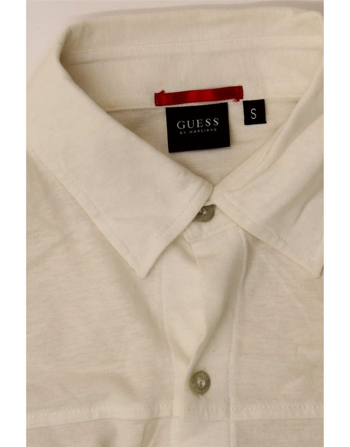 Guess Camisa Feminina UK 10 Pequena Branca