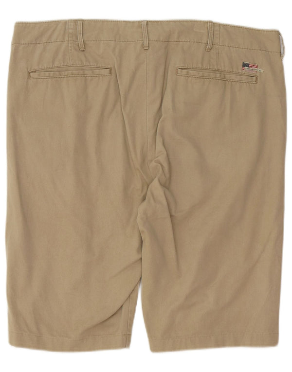 Ralph Lauren Mens Chino Shorts W36 Grande Algodão Bege