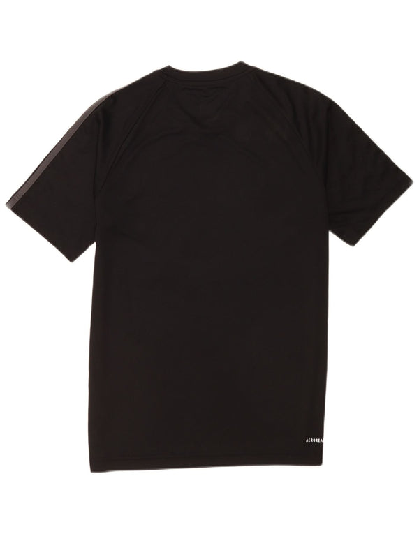Adidas Mens Aeroready Camiseta Top Pequeno Poliéster Preto