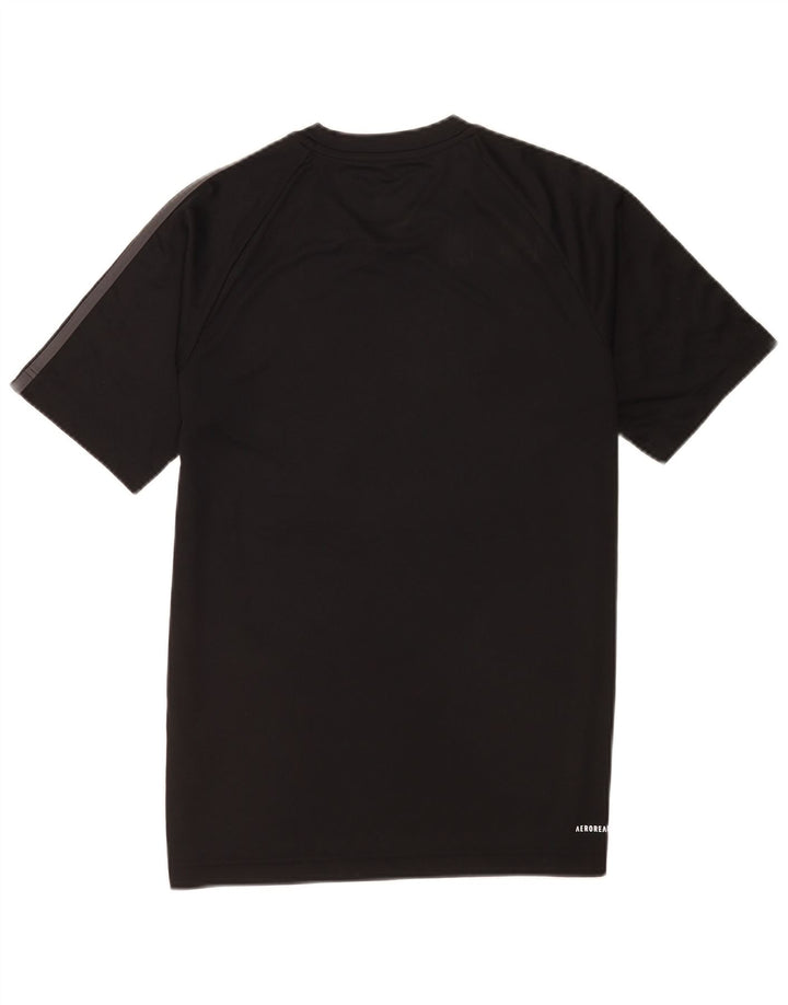 Adidas Mens Aeroready Camiseta Top Pequeno Poliéster Preto