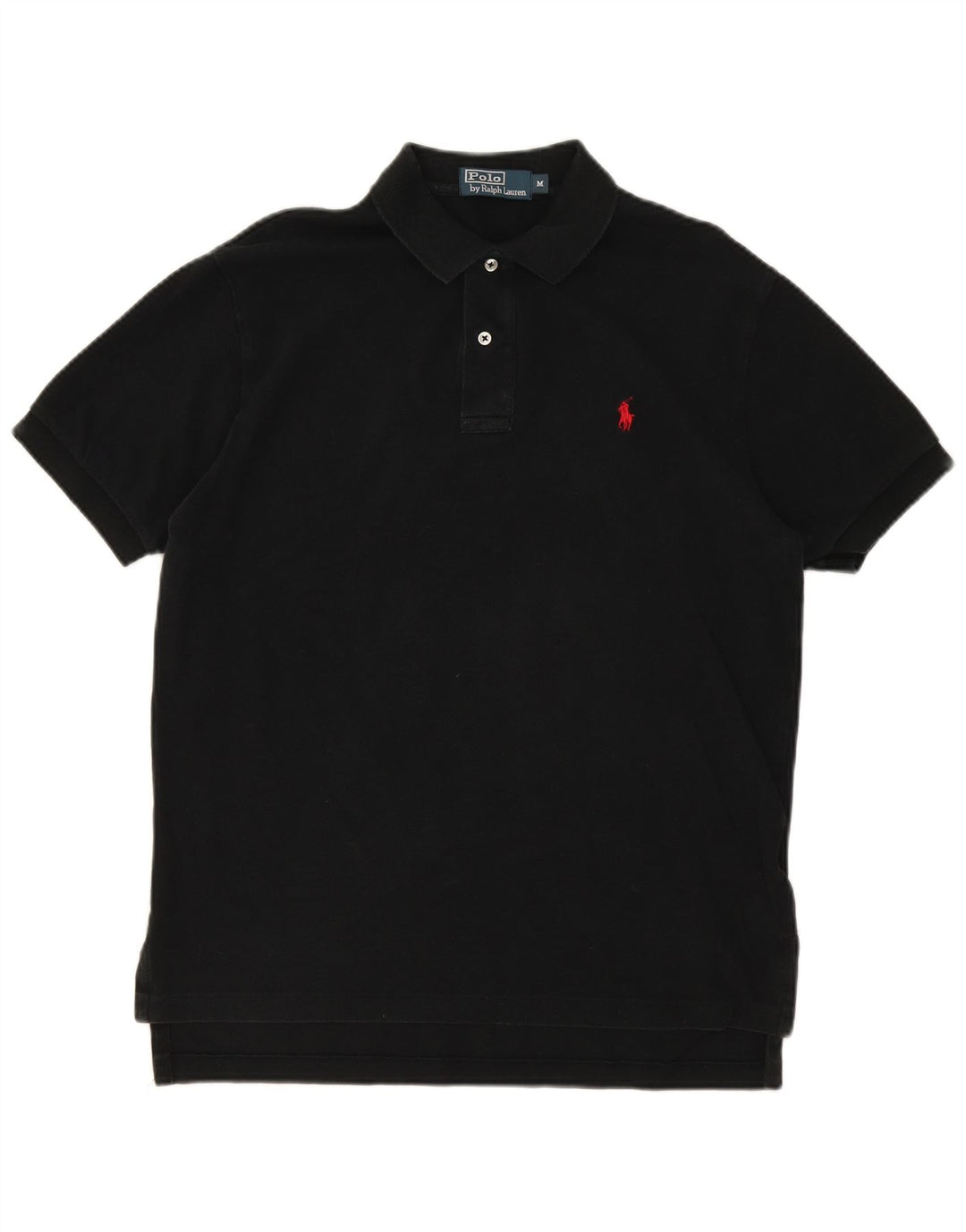 Polo Ralph Lauren Camisa masculina média de algodão preto