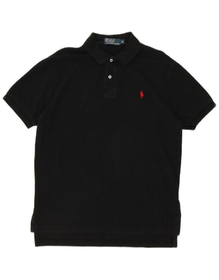 Polo Ralph Lauren Camisa masculina média de algodão preto