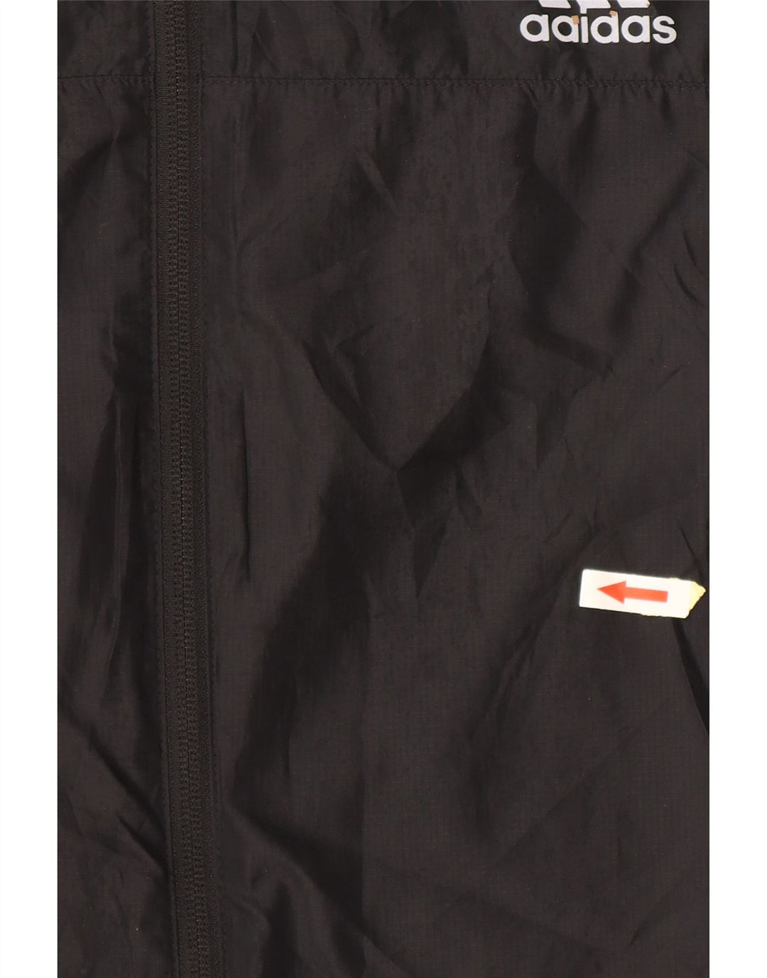 ADIDAS Mens Tracksuit Top Jacket Grande Poliéster Preto