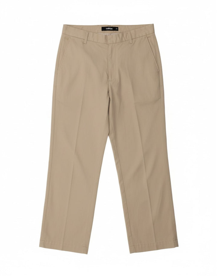Calça Chino Reta Masculina ADIDAS W32 L30 Algodão Bege