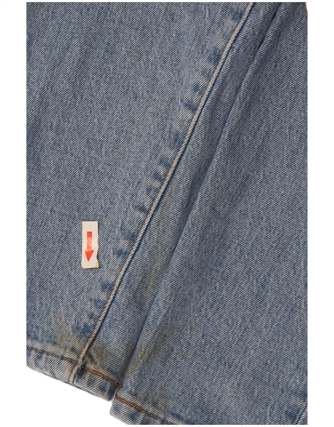 Calça jeans feminina Levi's 501 Straight W24 L28 azul algodão