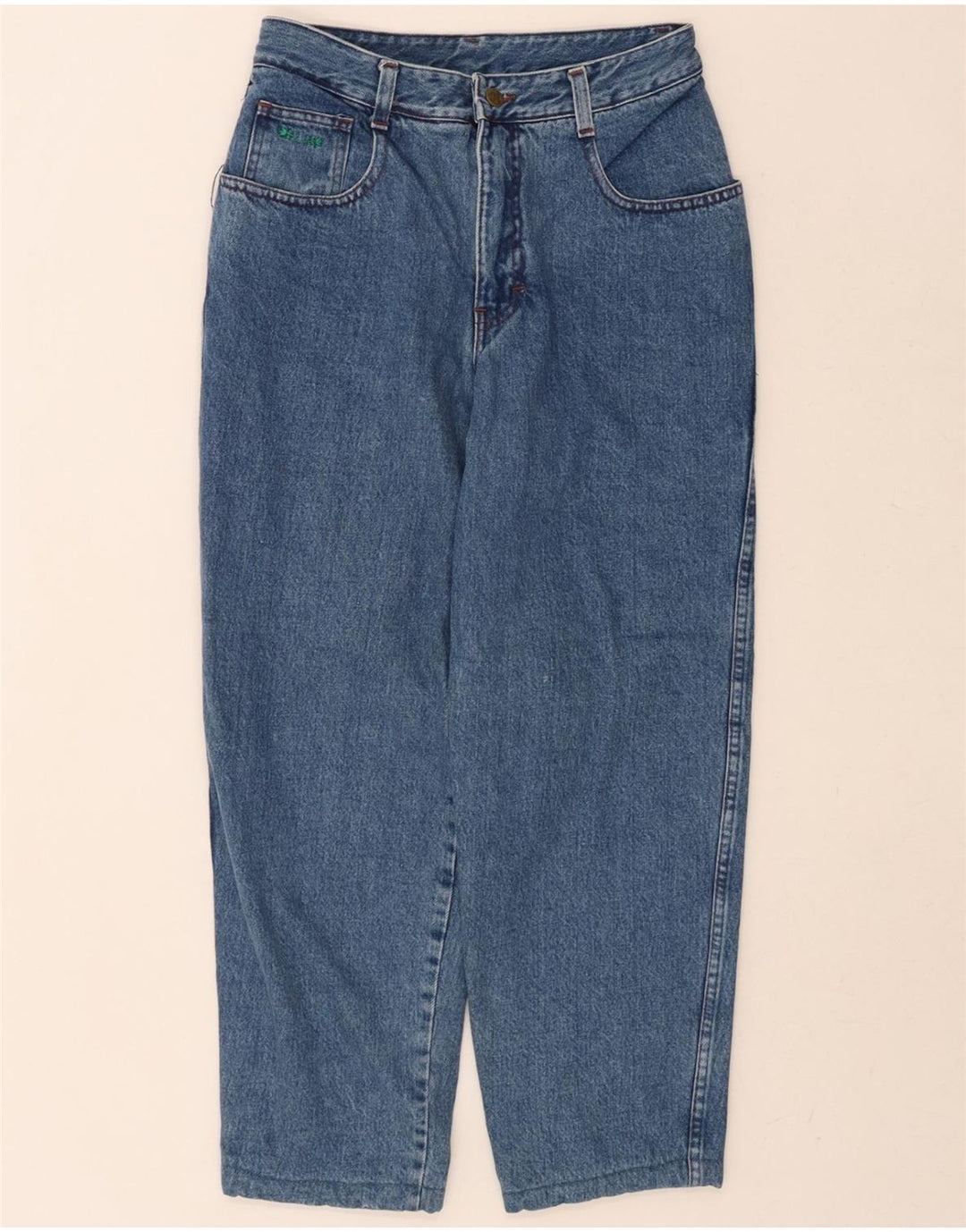 POP 84 Womens Tapered Jeans W32 L27 Blue Cotton Vintage POP 84 and Second-Hand POP 84 from Messina Hembry 