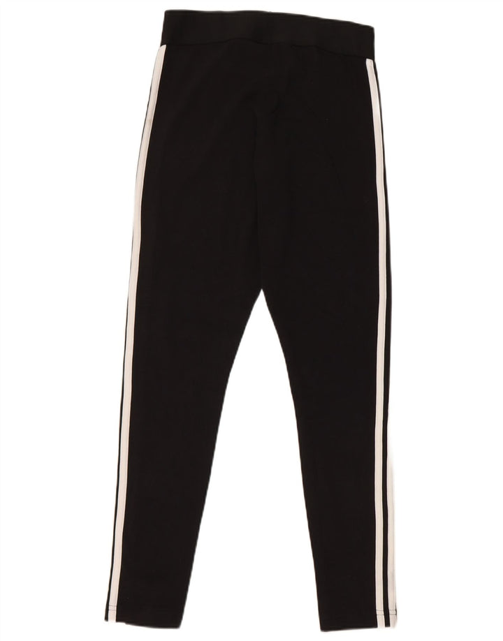 Leggings Adidas Femininas UK 8/10 Pequenas Pretas