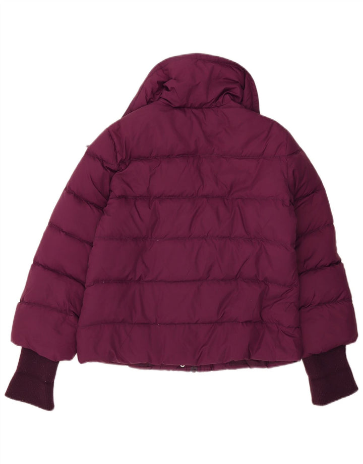 Jaqueta acolchoada feminina Sisley IT 40 pequena roxa
