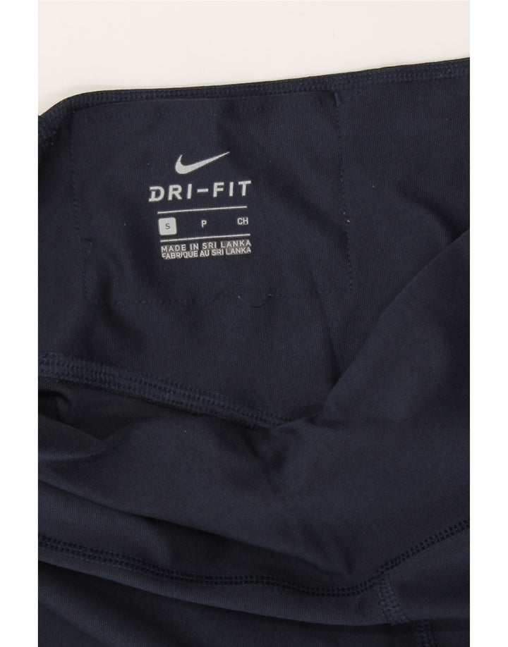 Leggings Nike Dri Fit Graphic UK 8 Pequeno Azul Marinho