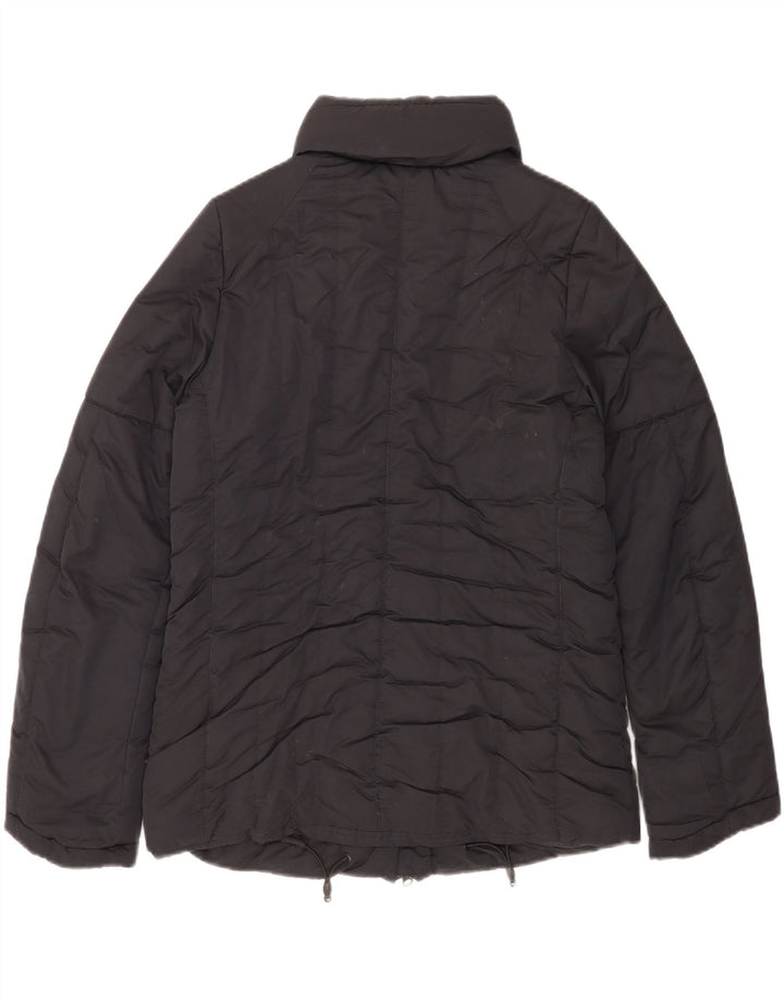 Jaqueta acolchoada feminina Nike UK 14/16 grande poliéster preto