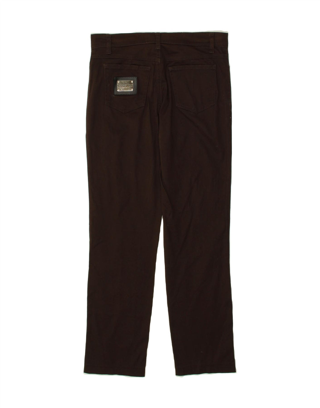 ROCCOBAROCCO Womens Slim Casual Trousers IT 44 Medium W30 L28 Brown Cotton Vintage Roccobarocco and Second-Hand Roccobarocco from Messina Hembry 