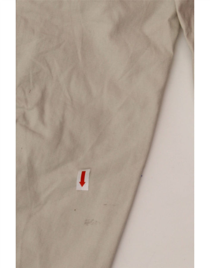 EDDIE BAUER Womens Straight Capri Trousers Small W34 L22 Beige Cotton Vintage Eddie Bauer and Second-Hand Eddie Bauer from Messina Hembry 