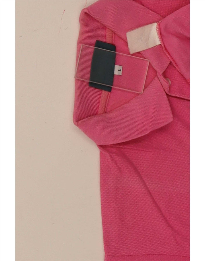 Camisa polo masculina Kappa grande rosa
