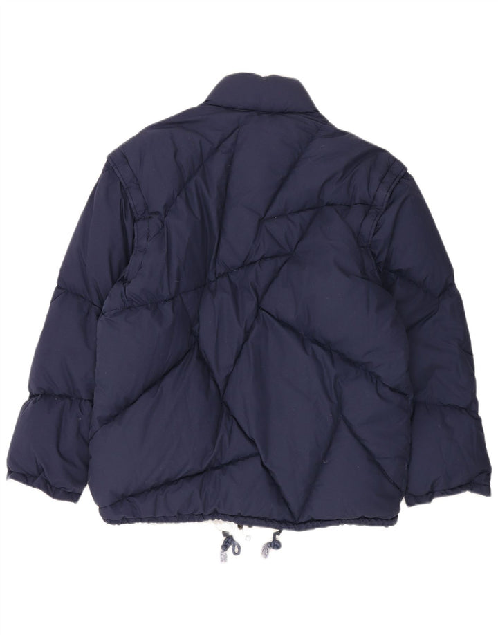 Jaqueta acolchoada reversível masculina Dolomite UK 38 poliéster azul marinho médio