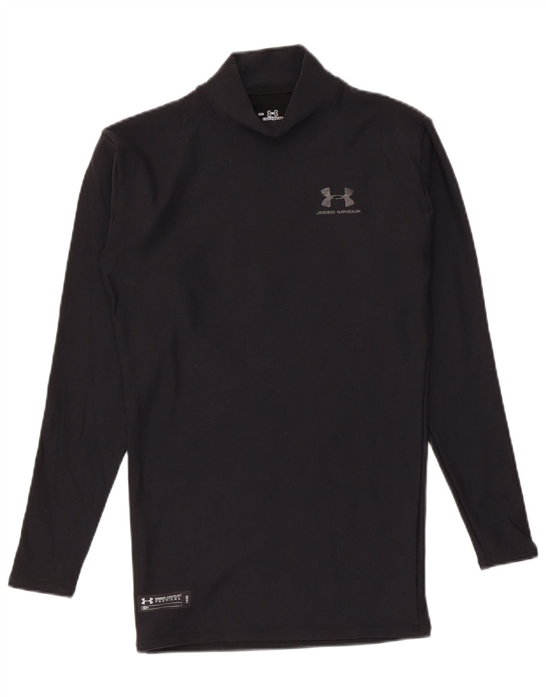 Under Armour Masculino Compressão Top Manga Longa Médio Preto Nylon