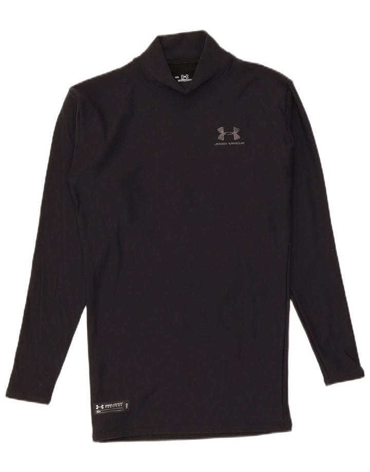 Under Armour Masculino Compressão Top Manga Longa Médio Preto Nylon