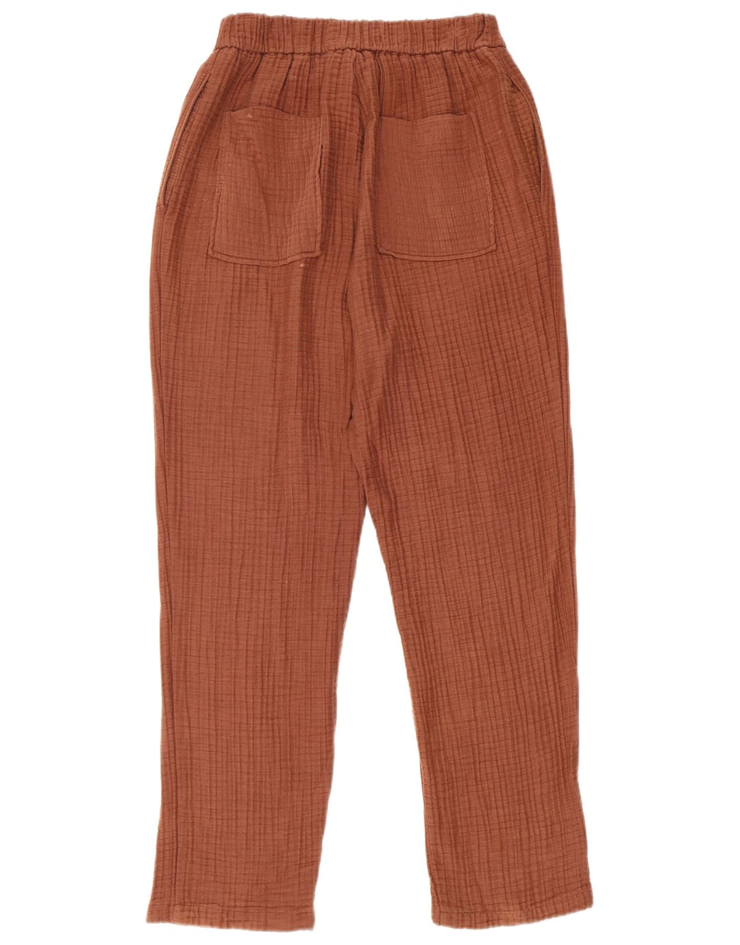 Calça feminina casual slim Zara médio W28 L28 algodão marrom