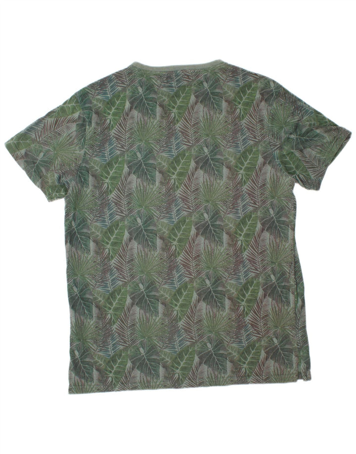 Camiseta masculina Kappa Top XL algodão floral verde