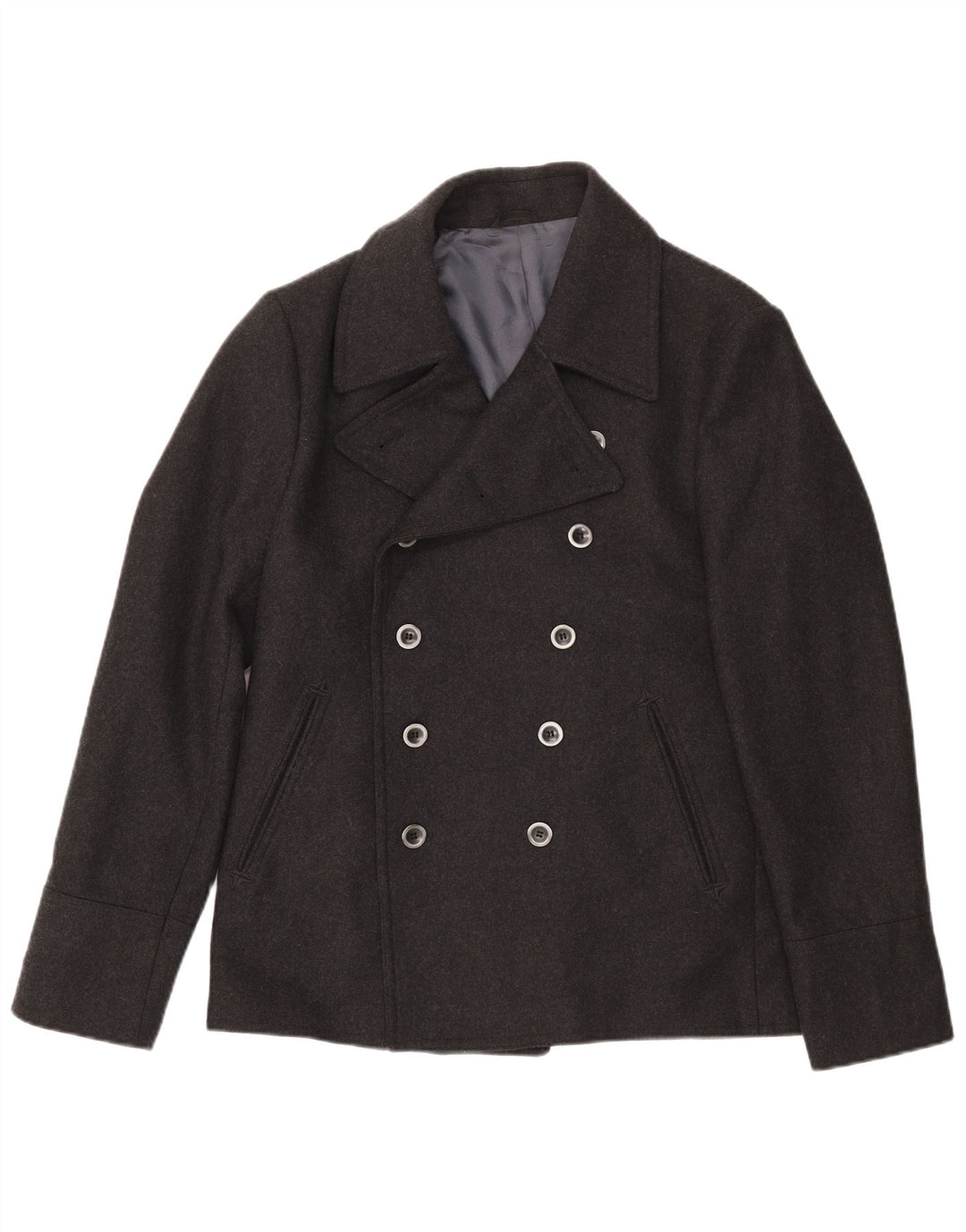Casaco masculino Sisley Pea IT 50 grande lã preta