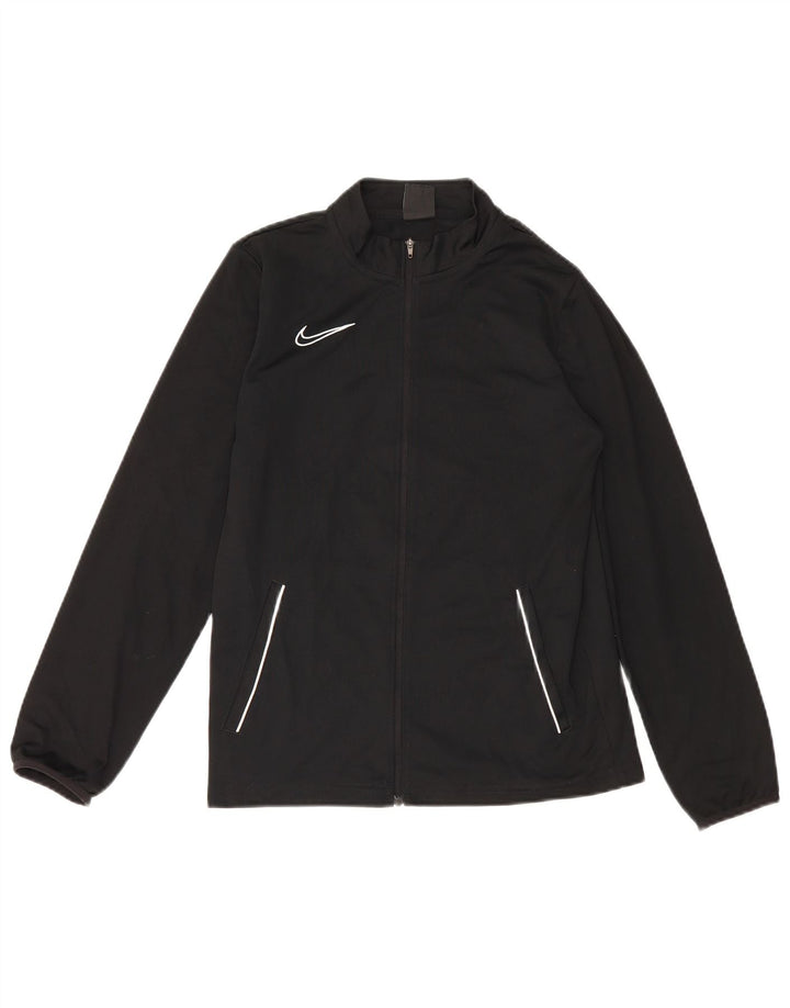 Jaqueta Nike Boys Dri Fit Tracksuit 13-14 anos XL preto poliéster