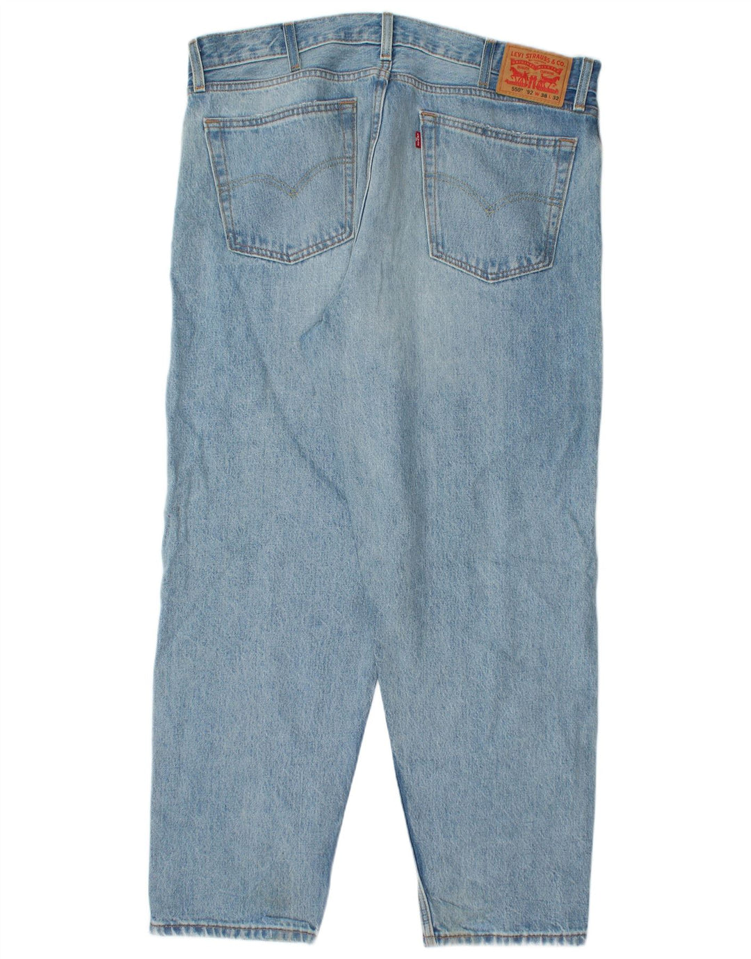 Levi's Masculino 550 Straight Jeans W38 L32 Azul Algodão