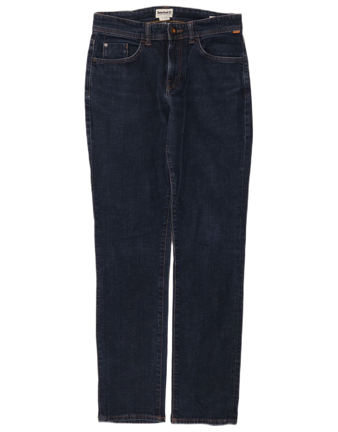 Timberland Jeans Slim Feminino W30 L32 Azul Marinho Algodão
