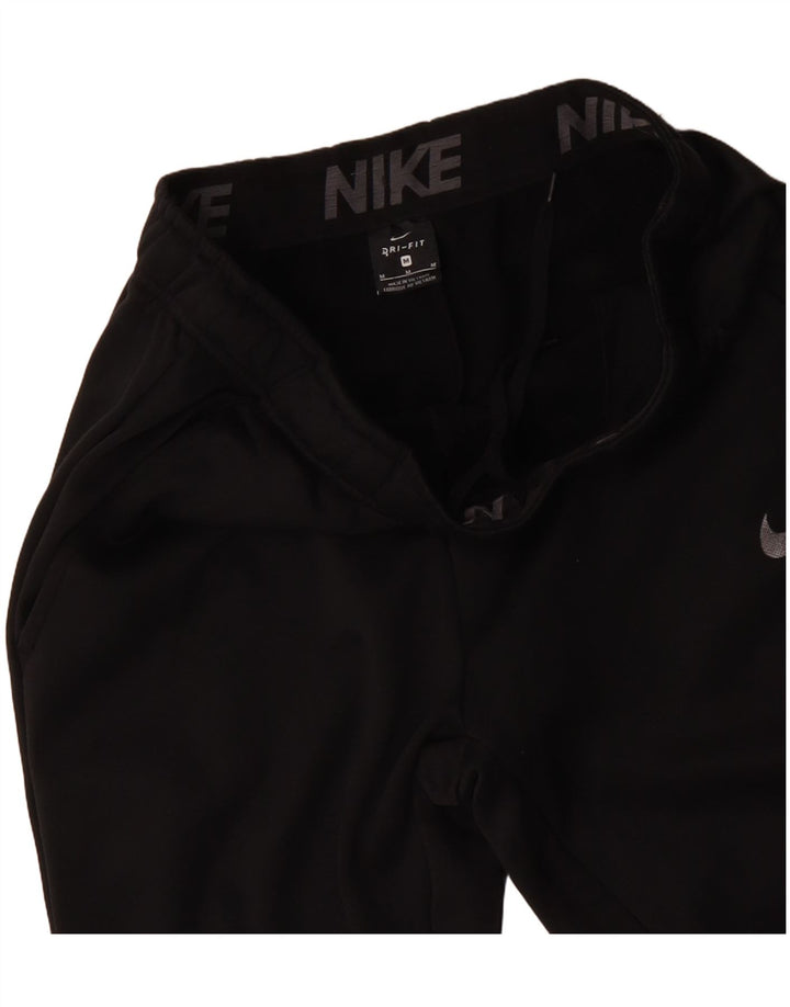 NIKE Mens Dri Fit Calças de treino Joggers Médio Preto Poliéster