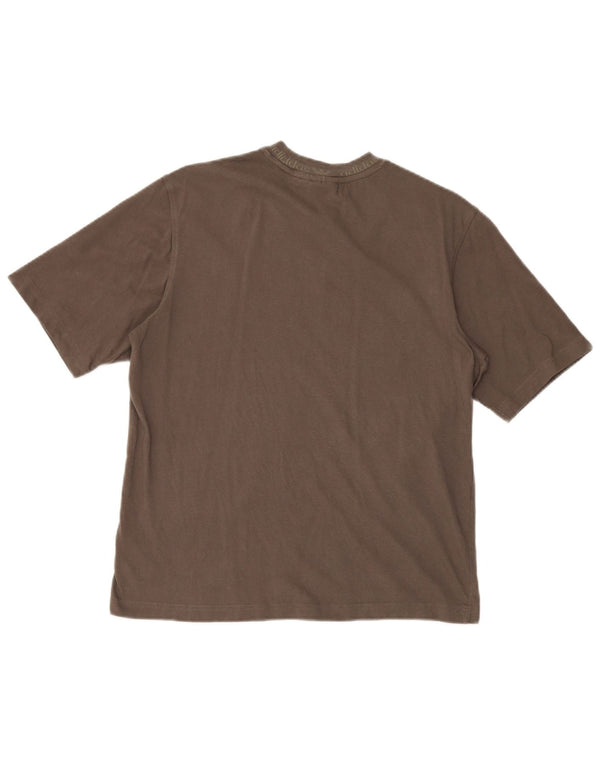 Adidas Mens Camiseta Top XS Algodão Marrom