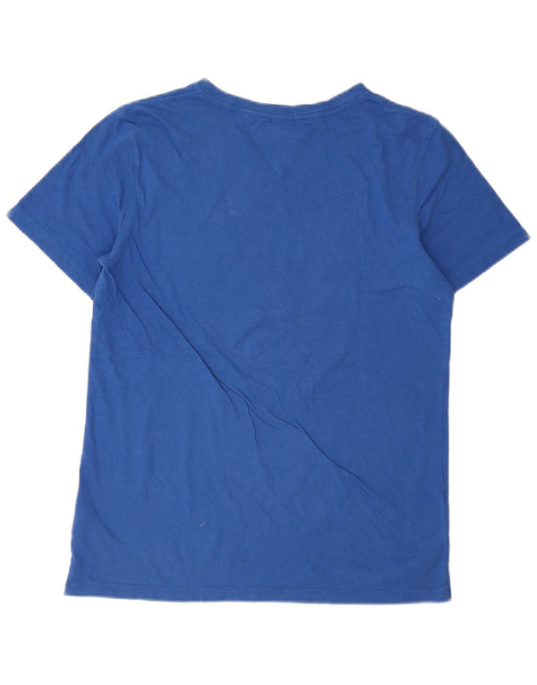 Camiseta Tommy Hilfiger Boys Regular Fit Graphic Top 15-16 Anos Azul Algodão