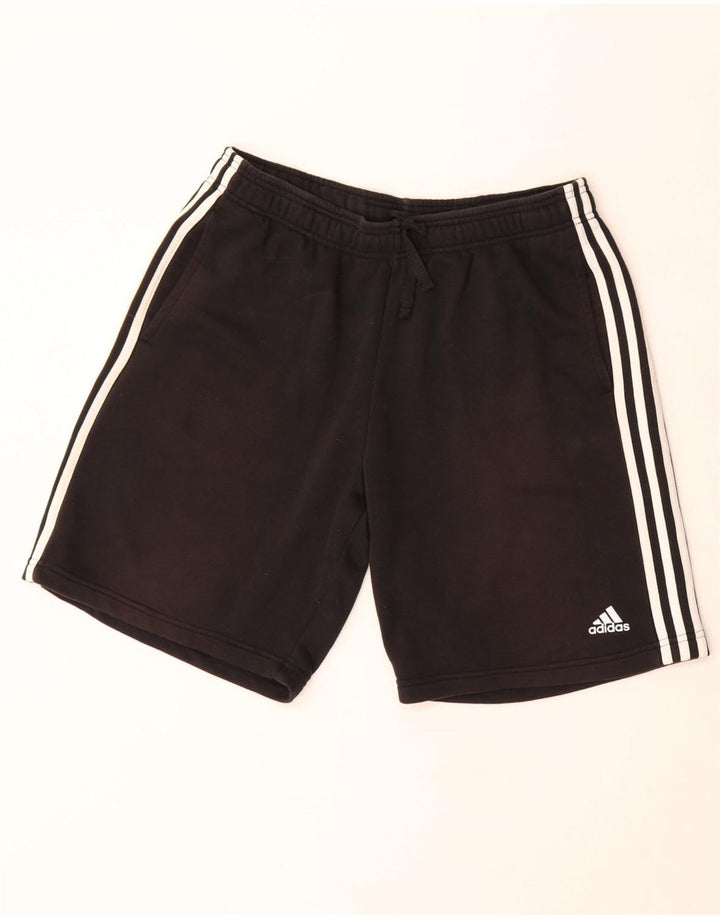 Adidas Mens Sport Shorts Grande Algodão Preto