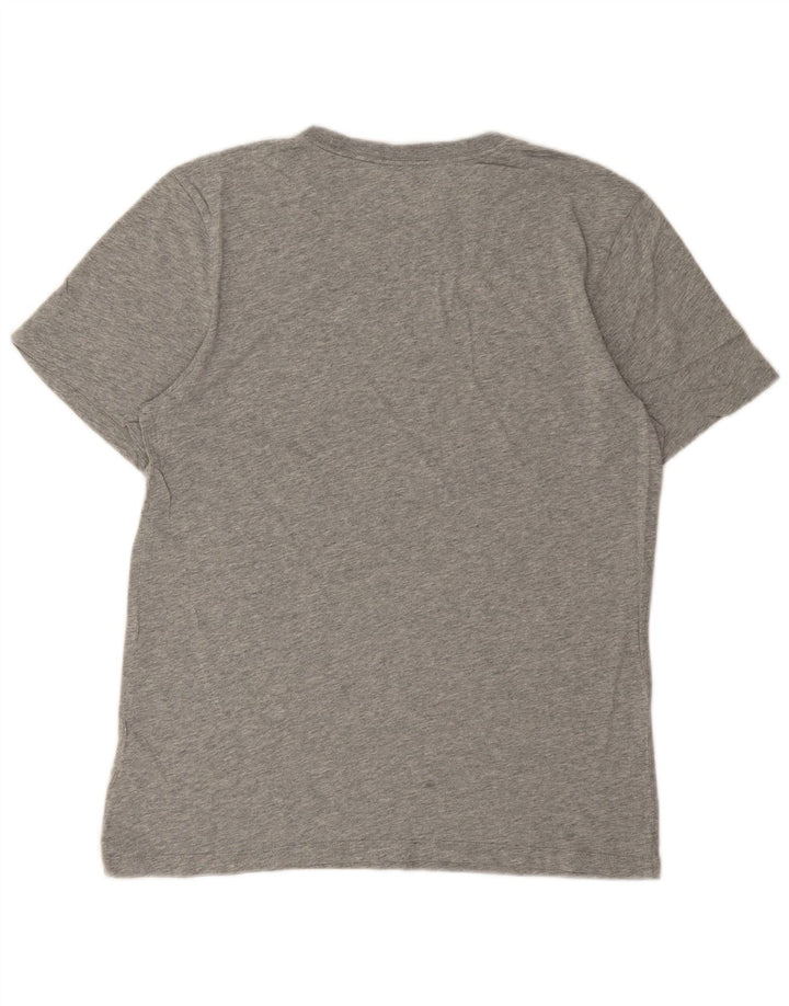 Camiseta masculina NIKE Top Pequeno Algodão Cinza