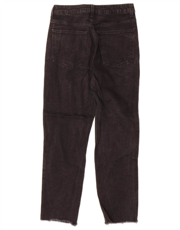 Jeans cônicos femininos Topshop W28 L26 preto