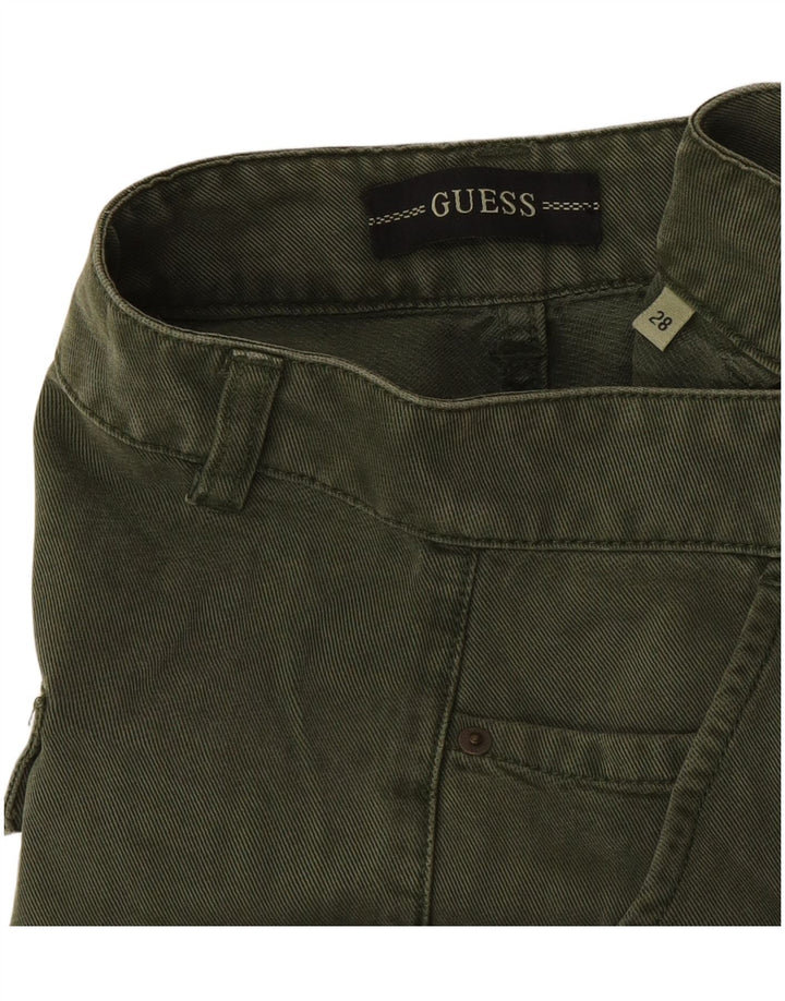Calça cargo feminina Guess W28 L29 verde
