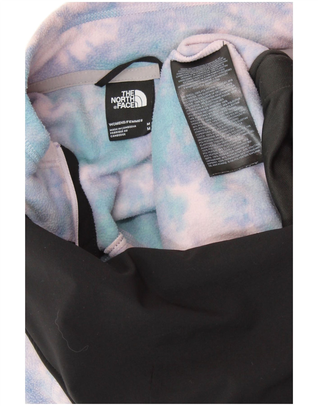 Jumper de lã feminino THE NORTH FACE UK 14 médio multicolorido tie-dye