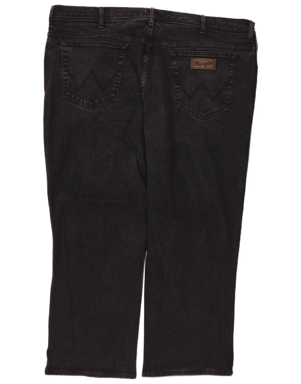 Wrangler Masculino Texas Straight Jeans W46 L27 Algodão Preto
