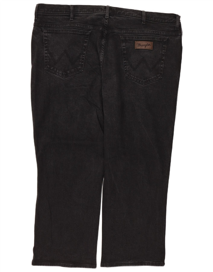 Wrangler Masculino Texas Straight Jeans W46 L27 Algodão Preto