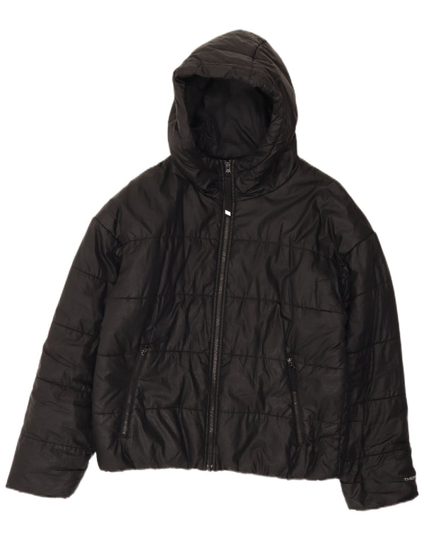 Nike Womens Therma-Fit Oversized Padded Jacket UK 10 Small Black Polyester