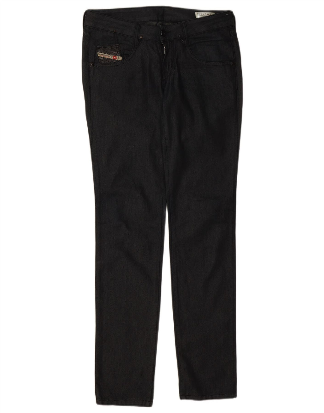 Jeans Clush Slim Feminino Diesel W27 L32 Algodão Preto