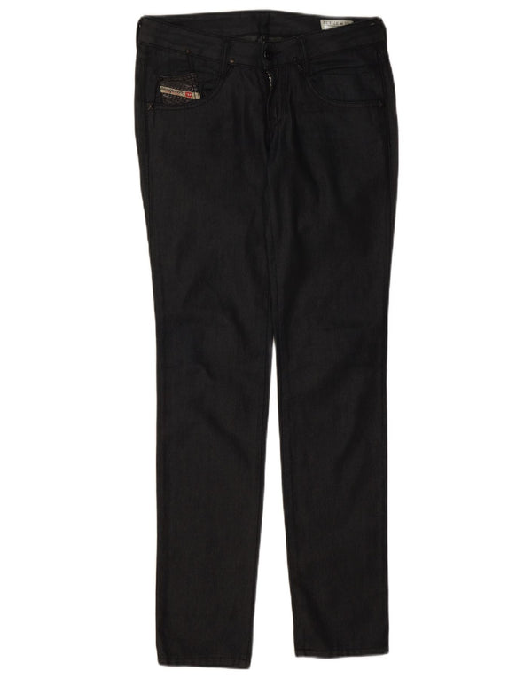 Jeans Clush Slim Feminino Diesel W27 L32 Algodão Preto