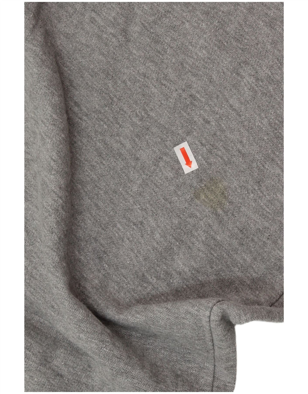 Camisa polo masculina ASICS grande algodão manchado cinza