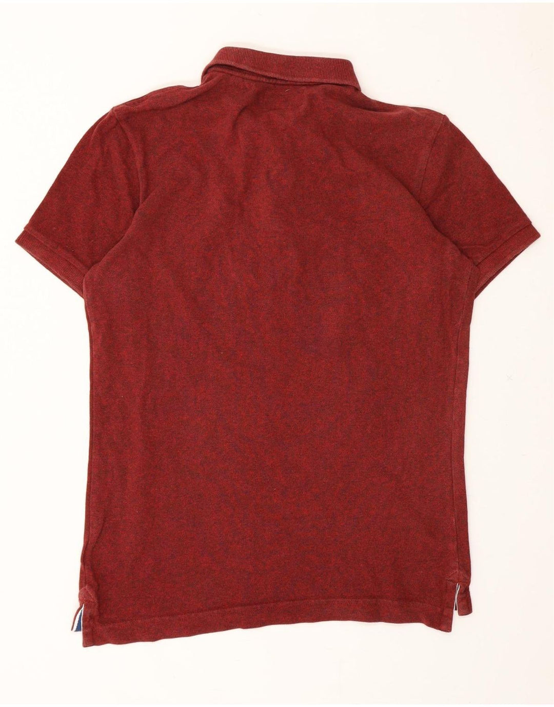 SUPERDRY Mens Polo Shirt Small Burgundy Cotton Vintage Superdry and Second-Hand Superdry from Messina Hembry 