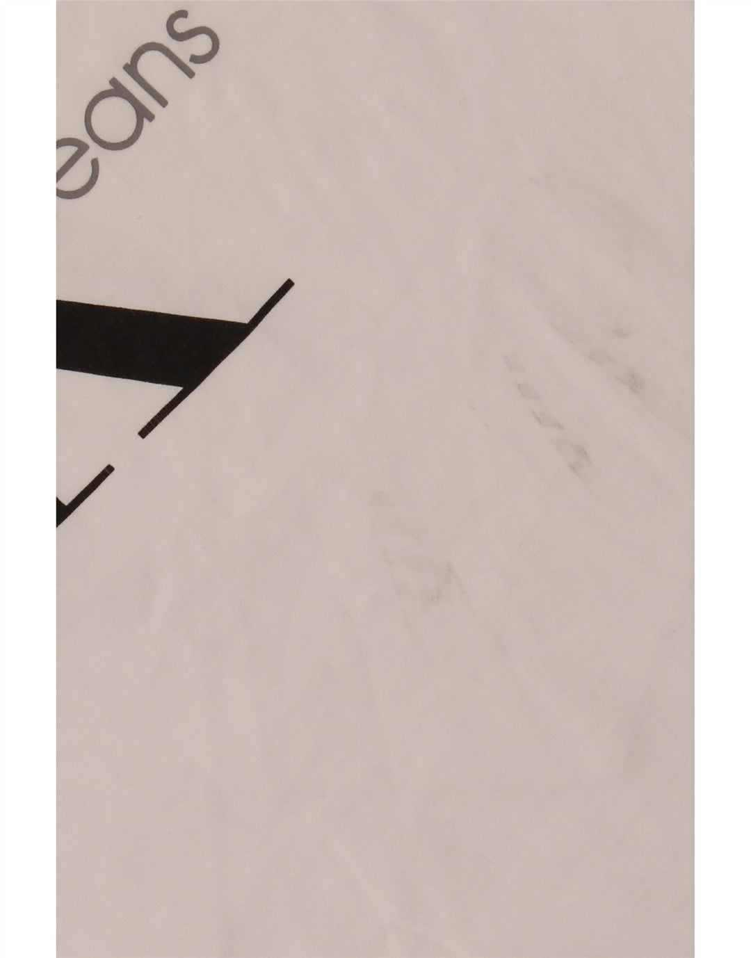 Camiseta masculina CALVIN KLEIN JEANS com estampa gráfica pequena de algodão branco