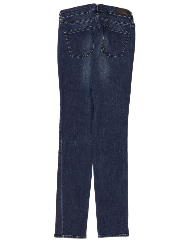Calvin Klein Jeans Slim Feminino US 8 Médio W32 L32 Azul Algodão