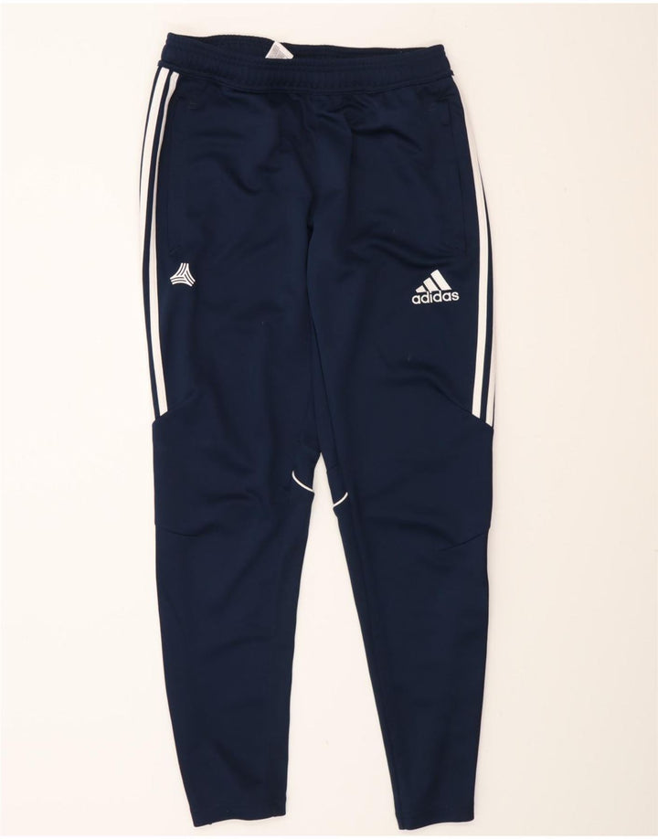 Calça de treino masculina Adidas médio azul marinho poliéster