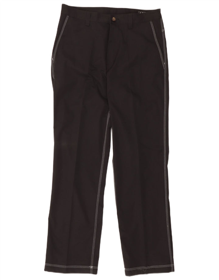 Adidas Mens Climacool Straight Chino Calças W34 L32 Poliéster Preto