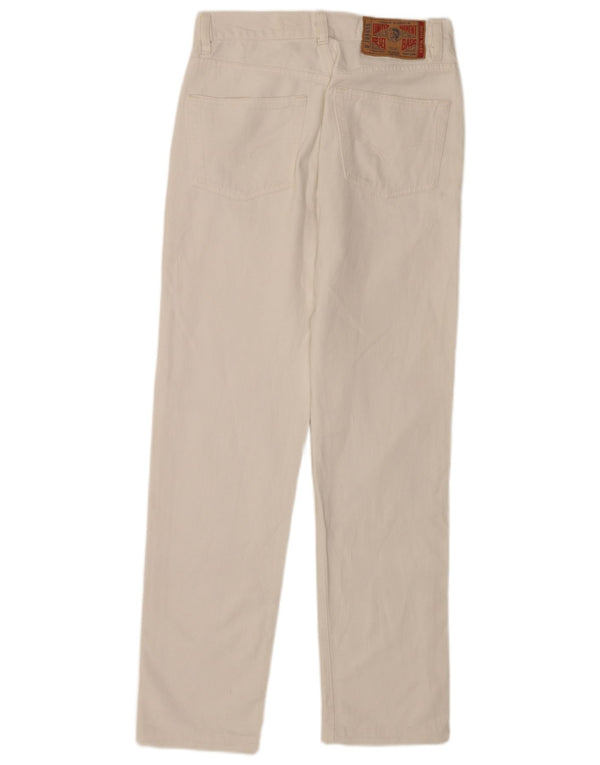 Diesel Mens Jeans Slim W31 L30 Algodão Branco