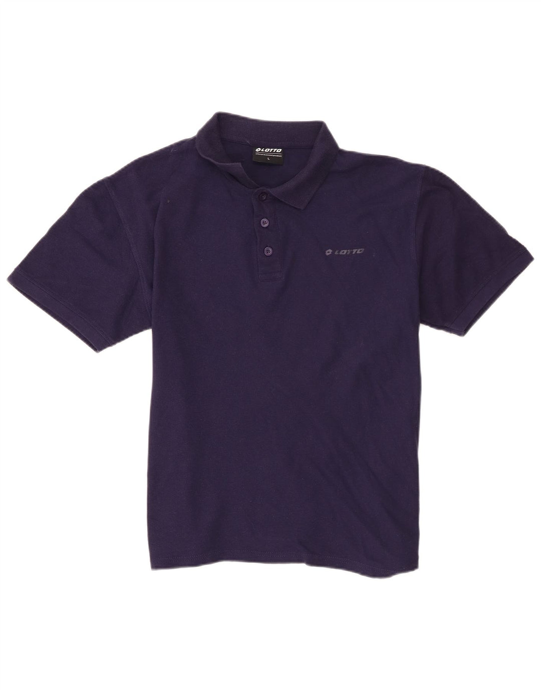 Camisa polo masculina Lotto grande algodão azul marinho